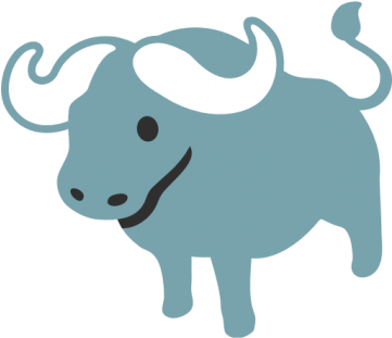 Water Buffalo Animals - 🐃 Emoji (360x360)