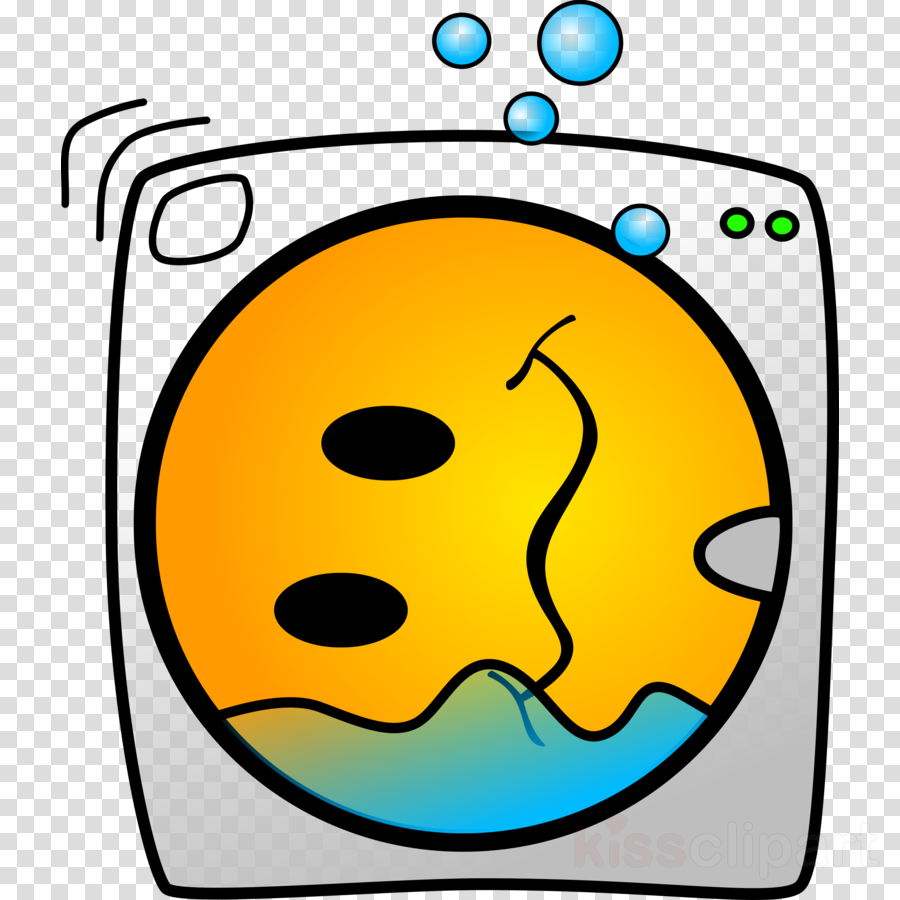 Washing Machine Smiley Clipart Washing Machines Laundry - Washing Machine Smiley (900x900)