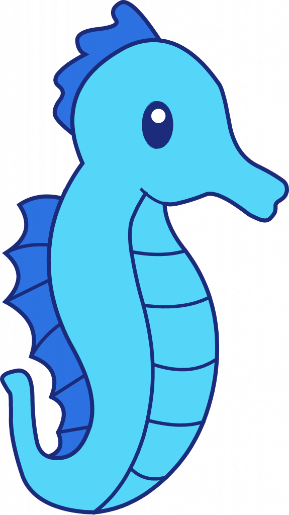 Challenge Fish Images Free Clip Art Cute Clipart Panda - Sea Horse Clipart (575x1024)