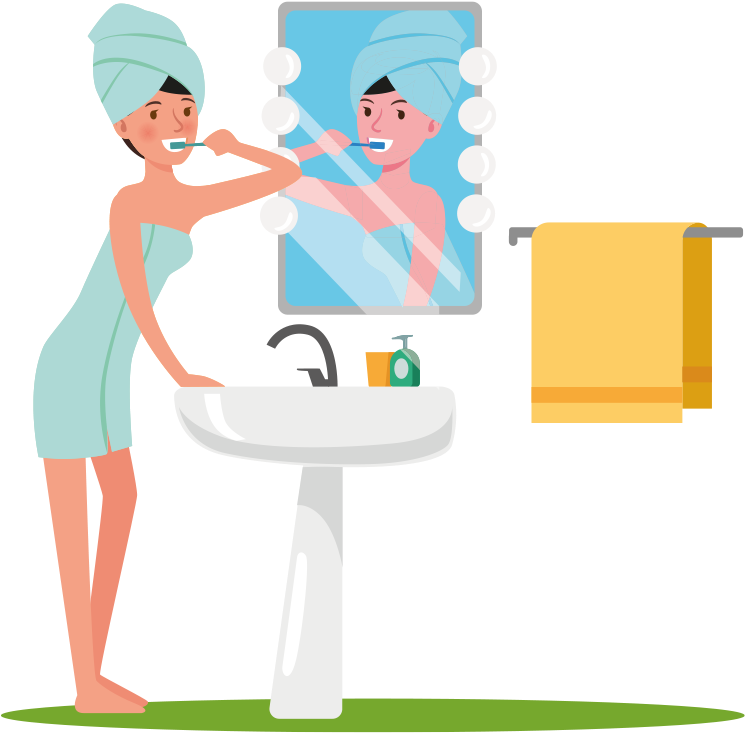 Ours Is Telling Our Bodies When To Wake Up, When To - Cartoon (800x800)