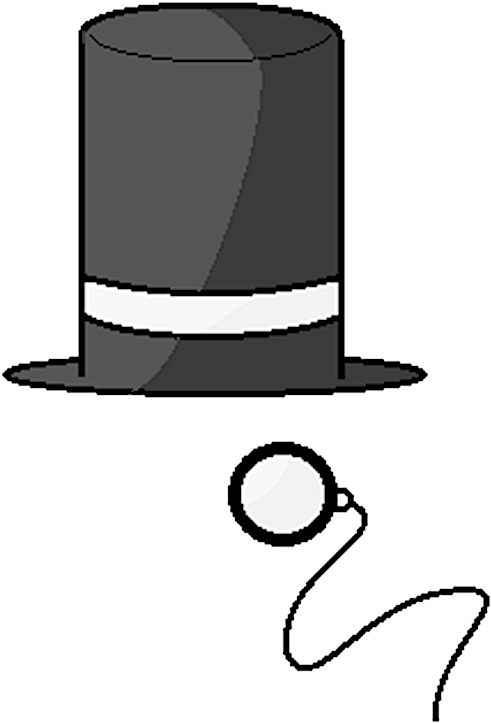 Top Hat Png Monocle Top Hat Png Photo Vector Clipart - Top Hat Png (644x784)