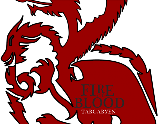 Game Of Thrones Clipart Transparent - House Targaryen (640x480)