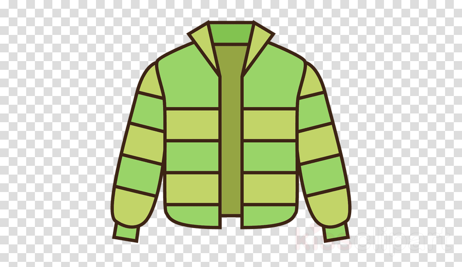 Coat Clip Art Clipart Hoodie Coat Clip Art - Green Jacket Clipart (900x520)