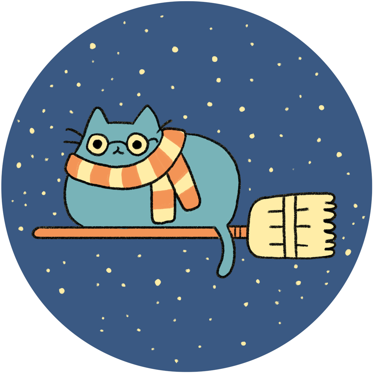 Kill Your Darlings On Twitter - Cat Pushing Harry Potter (1200x1200)