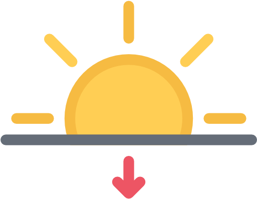 Sunset Free Icon - Icon (512x512)