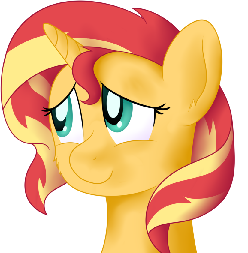 Free Download Practice Headshot Ft Pony Sunset By Djdavid - Drawing (894x894)