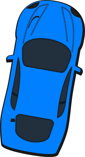 Graphic Royalty Free Library 80 Clipart 80 Car - Car Top View (324x597)