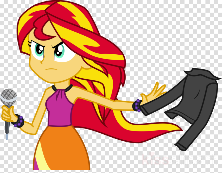 Gif Sunset Shimmer Clipart Sunset Shimmer Twilight - Sunset Shimmer Rainbow Dash Equestria Girl (900x700)