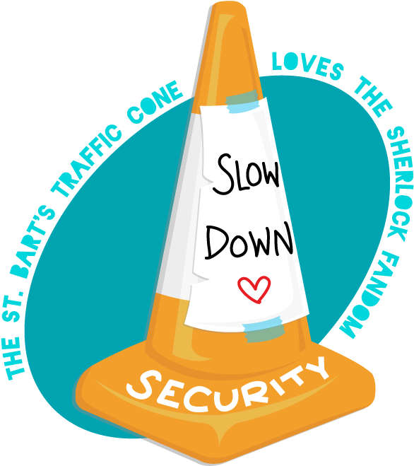 The Story Of The Magic Traffic Cone We've Had Lots - Traffic Cone (593x658)
