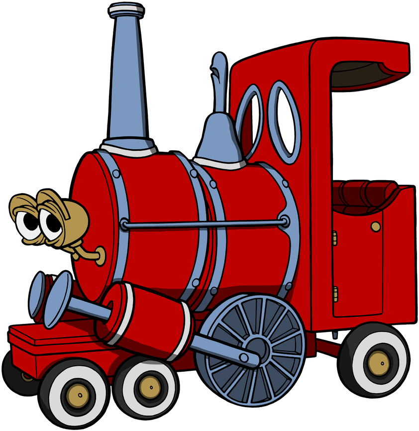 The Magic Roundabout Train - Steam Engine (894x894)