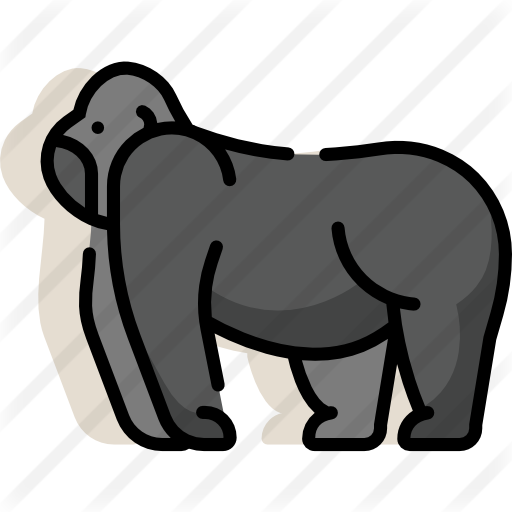 Gorilla Free Icon - Gorilla (512x512)