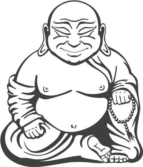 Picture Freeuse Download Buddha Easy At Getdrawings - Print And Décor Buddha Wall Decal Removable Sticker (800x550)