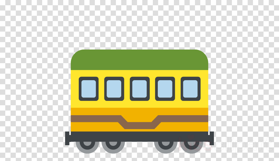 Train Car Emoji Clipart Railroad Car Rail Transport - Santa Claus Hat Transparent Background (900x520)