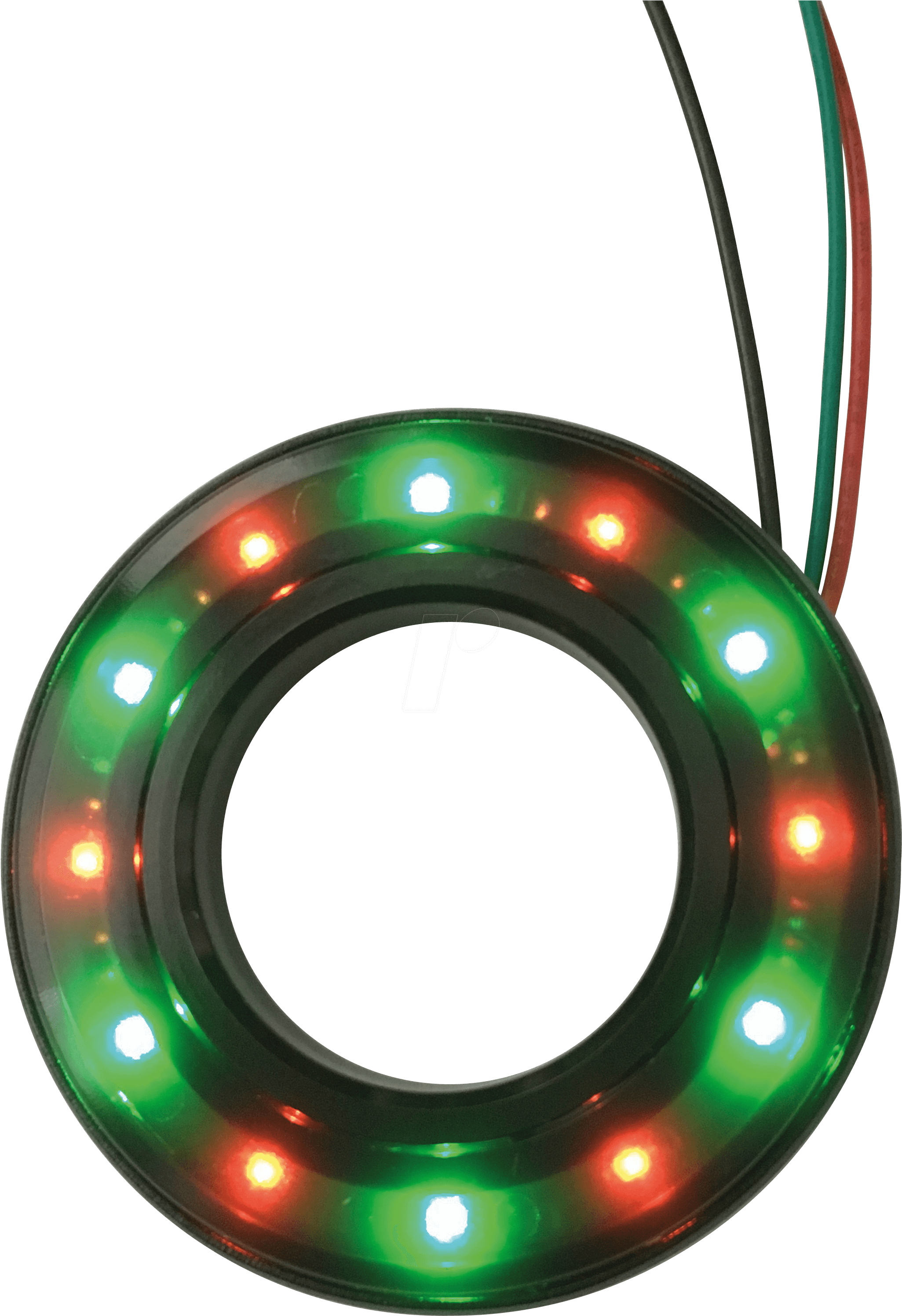 Halo-led, Ø16/35,5 Mm, Red/green, Black - Apem Led-signalring (2064x3000)