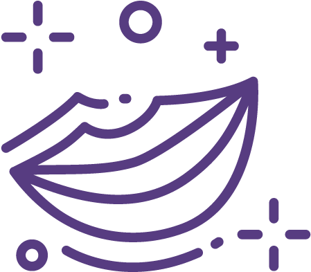 Purple Line Icon Of A Happy Smile - Ohiosmiles (500x500)