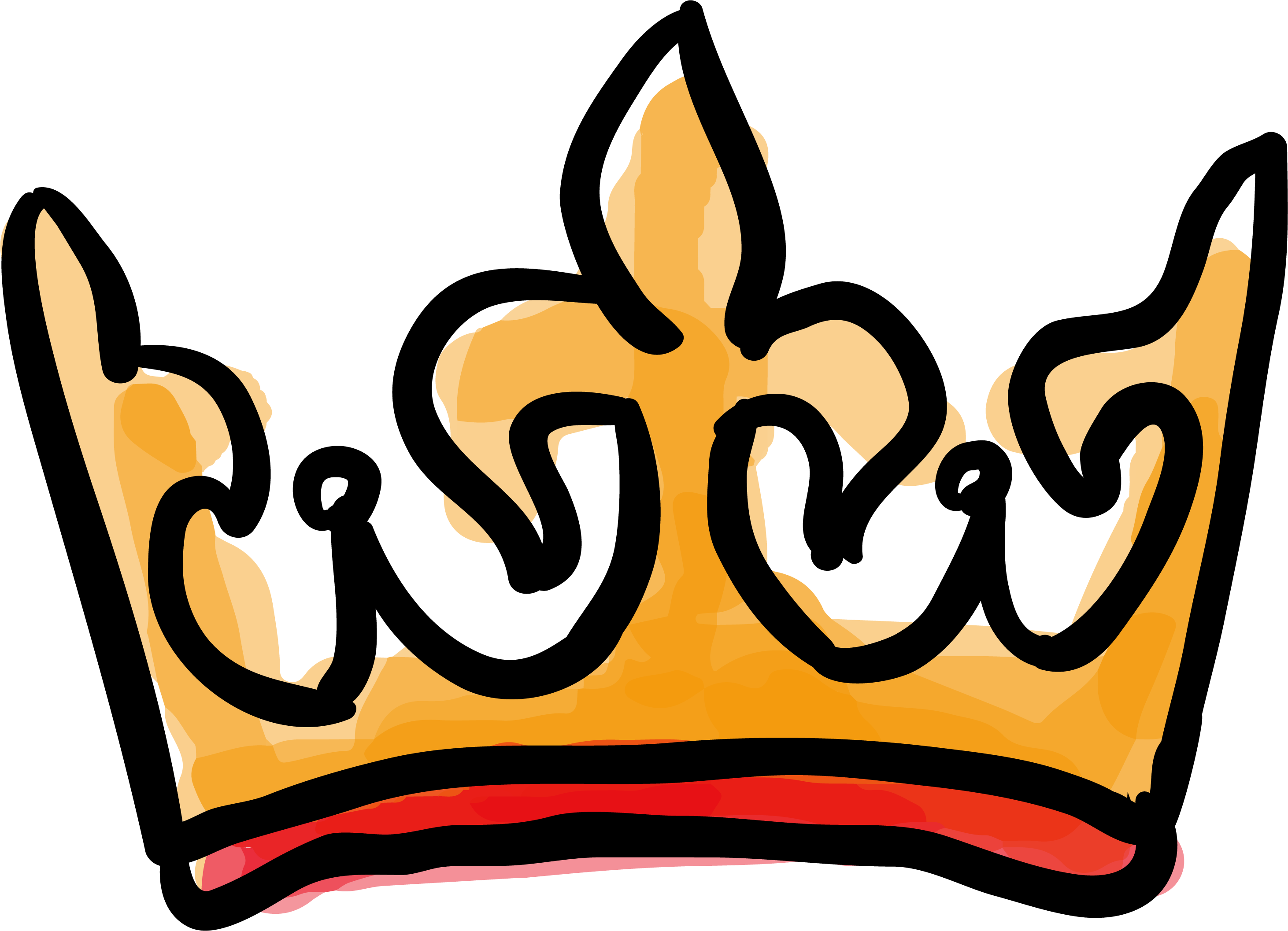 Jpg Freeuse Drawing Gold European Crown Transprent - Imagenes De Coronas Graffiti (2924x2114)