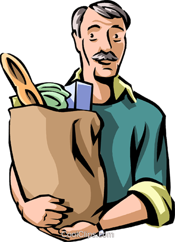 Miscellaneous Grocery Store Items Royalty Free Vector - Clip Art (348x480)