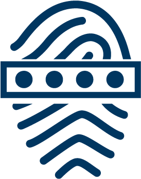 Identity And Access Icon - Fingerprint Mobile Icon (625x465)
