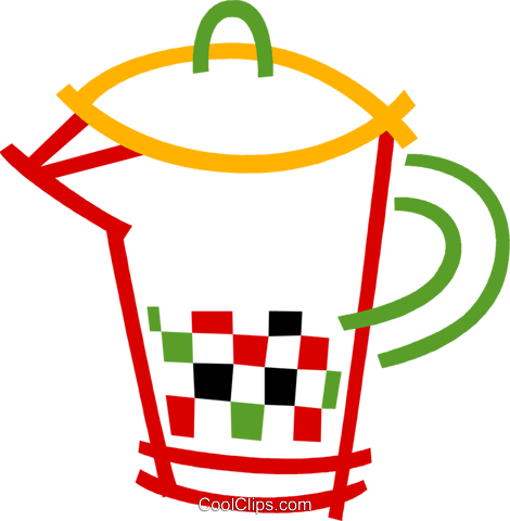 Juice Jug Royalty Free Vector Clip Art Illustration - Illustration (470x480)