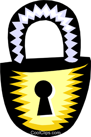 Key Lock Royalty Free Vector Clip Art Illustration - Symbol (320x480)