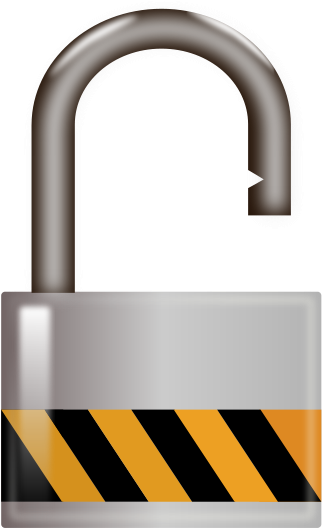 Cadenas Ouvert Clip Art - Unlocked Padlock Clipart (566x800)