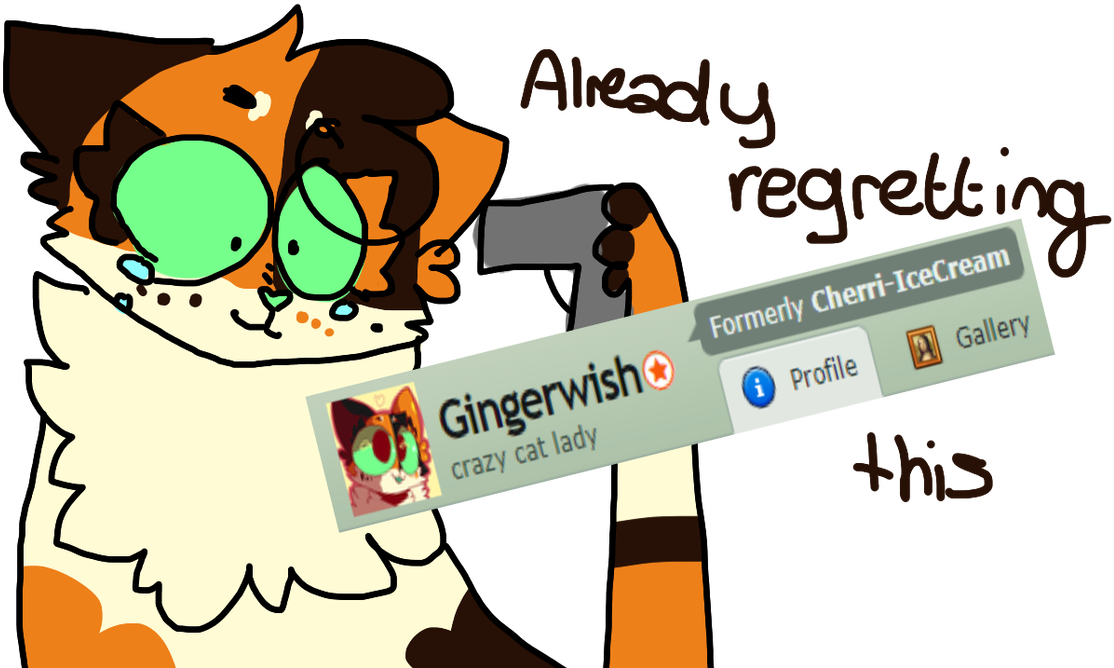 Regrets By Gingerwish - Cartoon (1192x670)