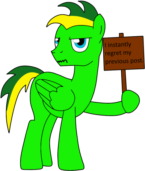 Didgereethebrony, Grumpy, Hoof Hold, Looking At You, - Cartoon (565x600)