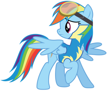My Little Pony Rainbow Dash Wonderbolt (408x350)