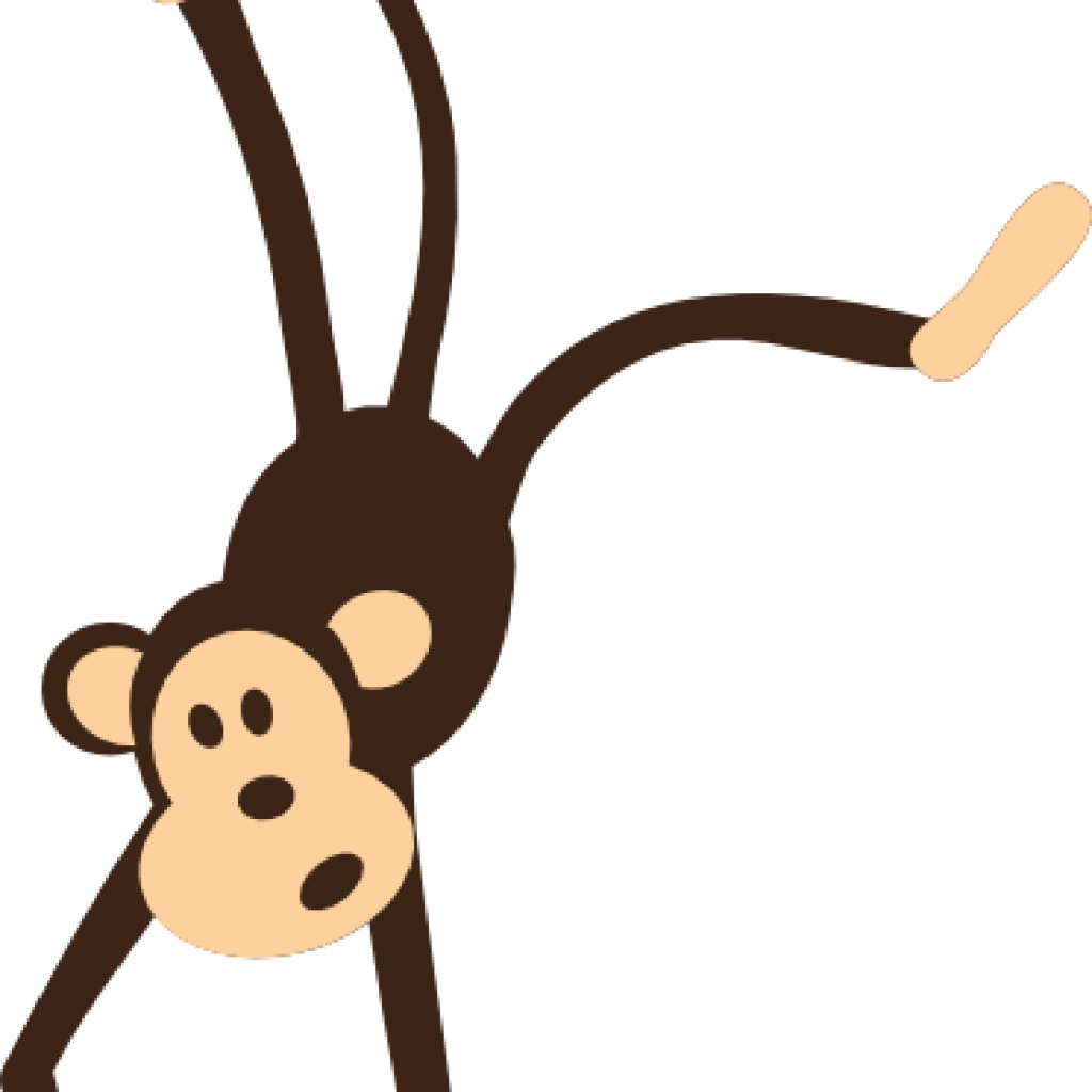 Hanging Monkey Clipart Monkey Clip Art Hanging Monkey - Zoo Animals Clipart Png (1024x1024)