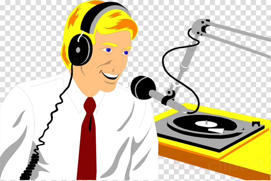 Radio Jockey Clipart Radio Personality Disc Jockey - Radio Jockey Png (900x600)