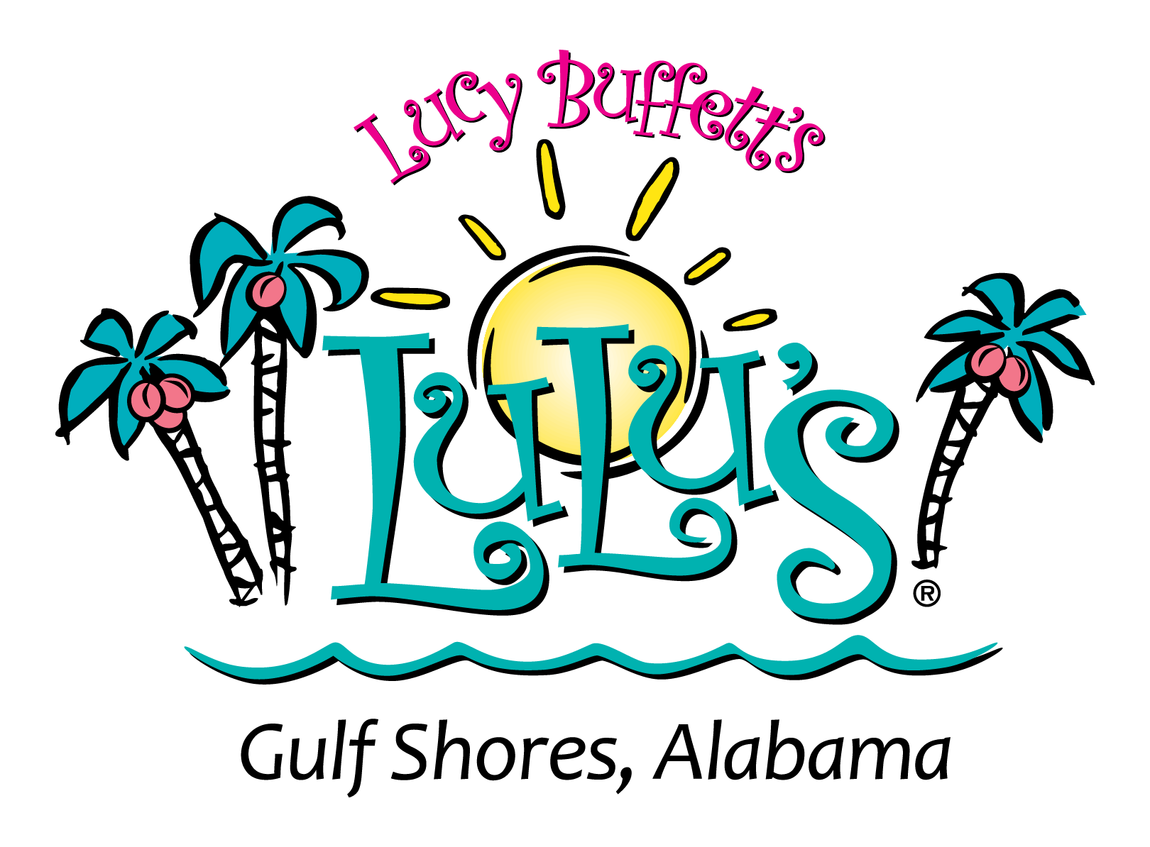 Lulu's Gulf Shores, Al Lulu's Restaurant, Restaurant - Lulu's Gulf Shores Logo (1620x1194)