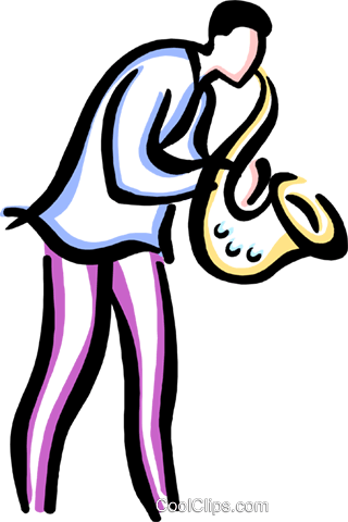 Man Playing The Saxophone Royalty Free Vector Clip - Jeff Gaeth: Trade Secrets Cd (320x480)