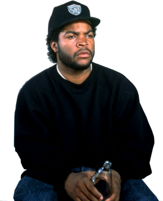 More Free Rap Singer Png Images - Ice Cube Rapper Png (324x400)