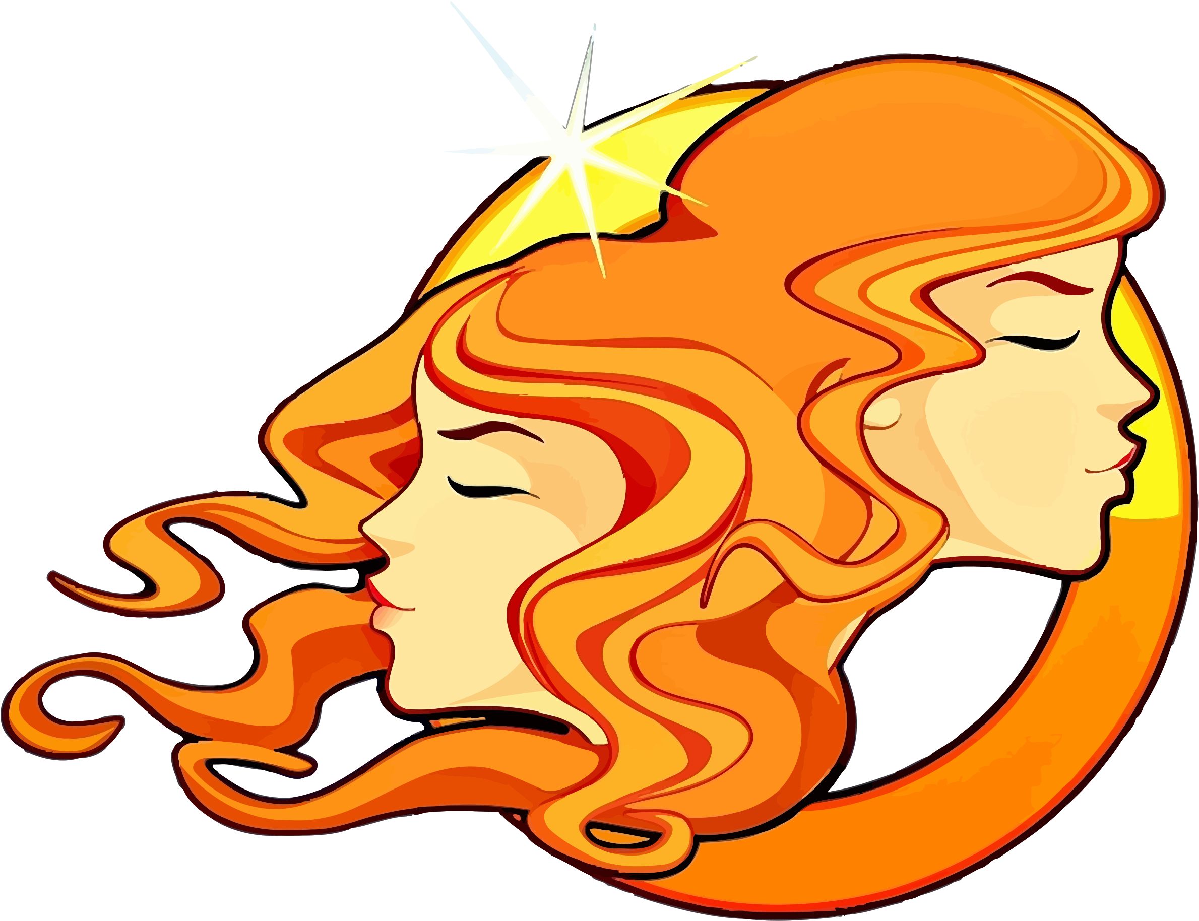 Gemini Clipart Svg - Gemini Png (2400x1863)