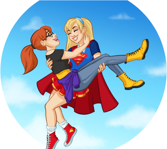 Supergirl Clipart Bravery - Supergirl Dc Superhero Girl (640x480)