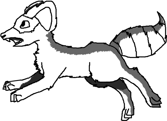 Raccoon Run Pose Chatlands By Fangsky On Deviantart - Raccoon (800x600)