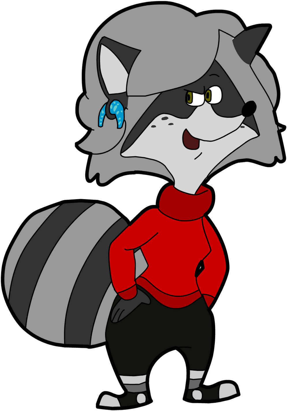 Images Of Angry Raccoon Cartoon Spacehero Taras - Raccoon (1600x1600)