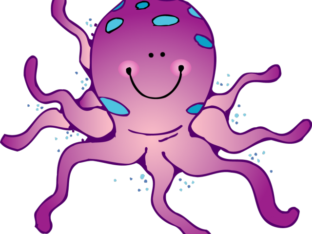 Octopus Clipart Toon - Octopus Clipart Transparent Background (640x480)