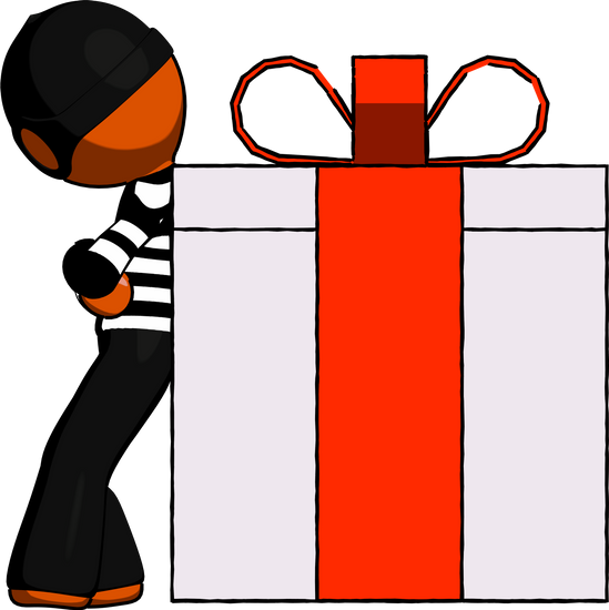Thief Man Gift Concept - Stock Photography (549x550)