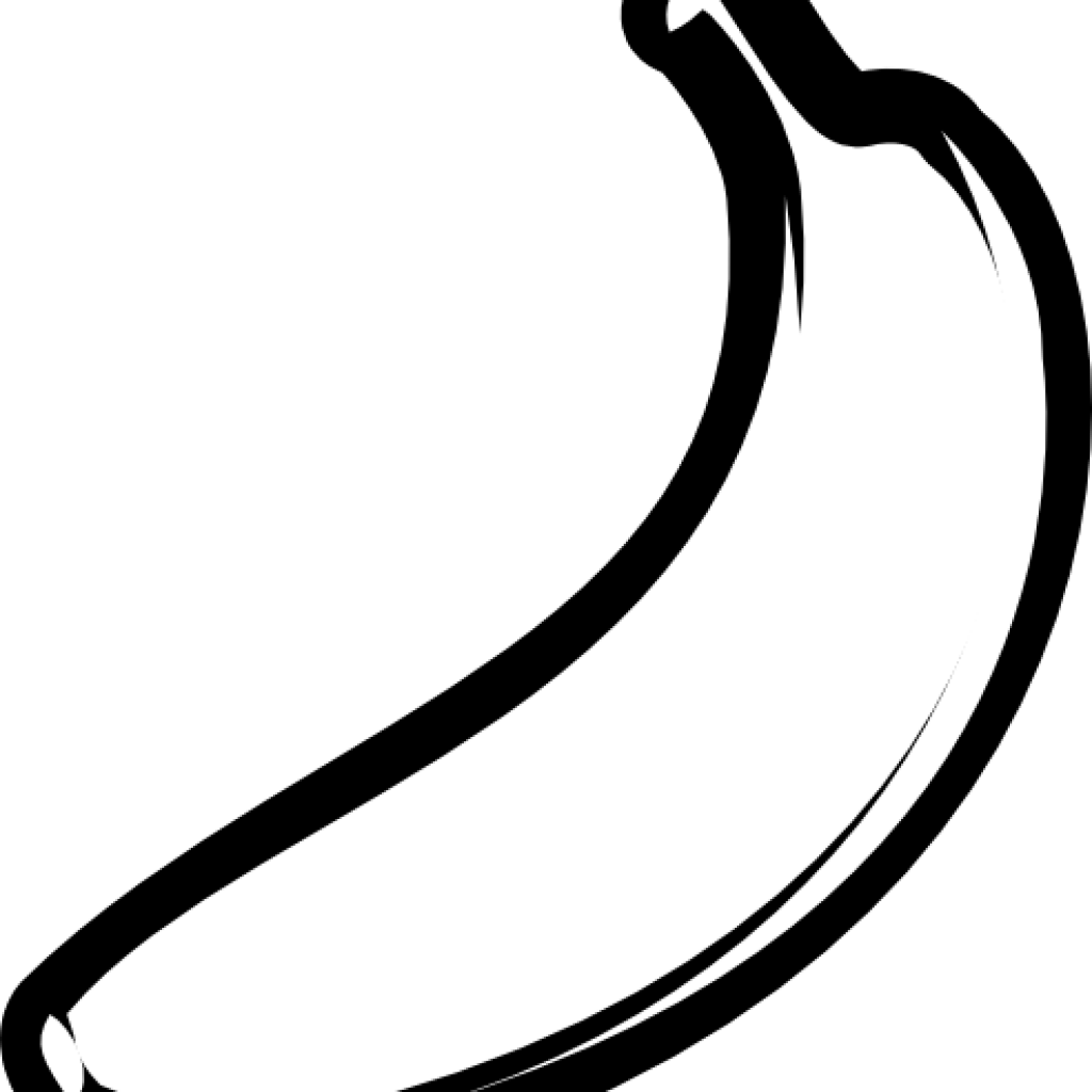 Clip Art Stock Banner Free Library Black And White - Clipart Black And White Bananas (1024x1024)