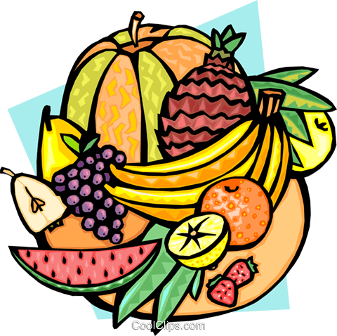 Melons And Tropical Fruits Royalty Free Vector Clip - Melons And Tropical Fruits Royalty Free Vector Clip (480x478)
