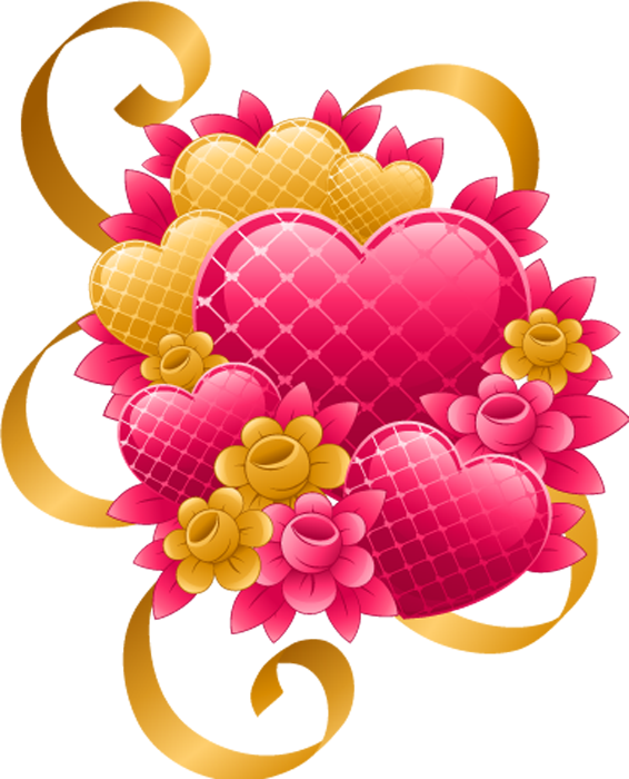 Happy Valentines Day From Guiltypleasures4you - Love Flowers Hd (566x700)