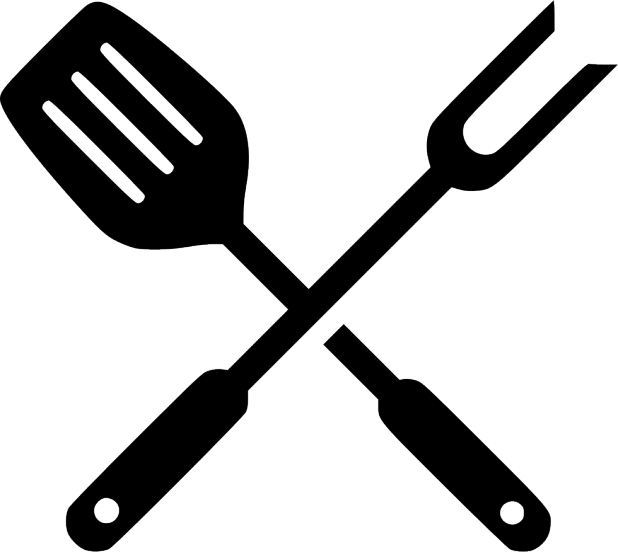 Png Free Bbq Tools Halloword - Grilling Utensils Clipart (618x552)