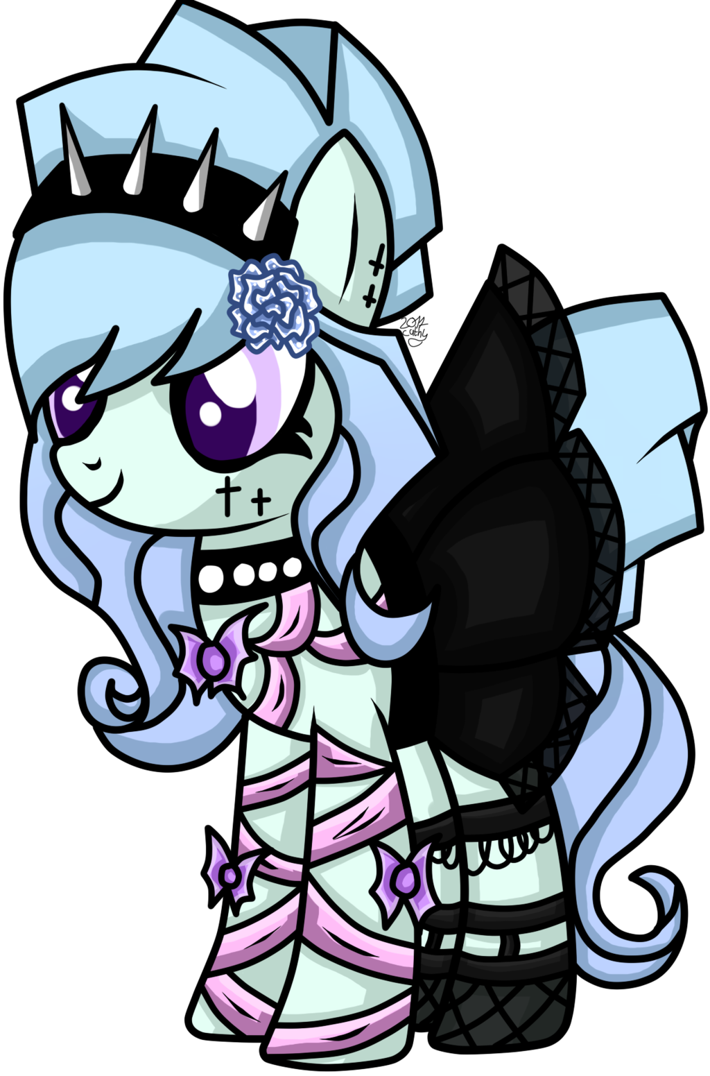 Artist Queenkisara Sugarplanets Choker Clothes Artistqueenkisara - Ear (1024x1551)