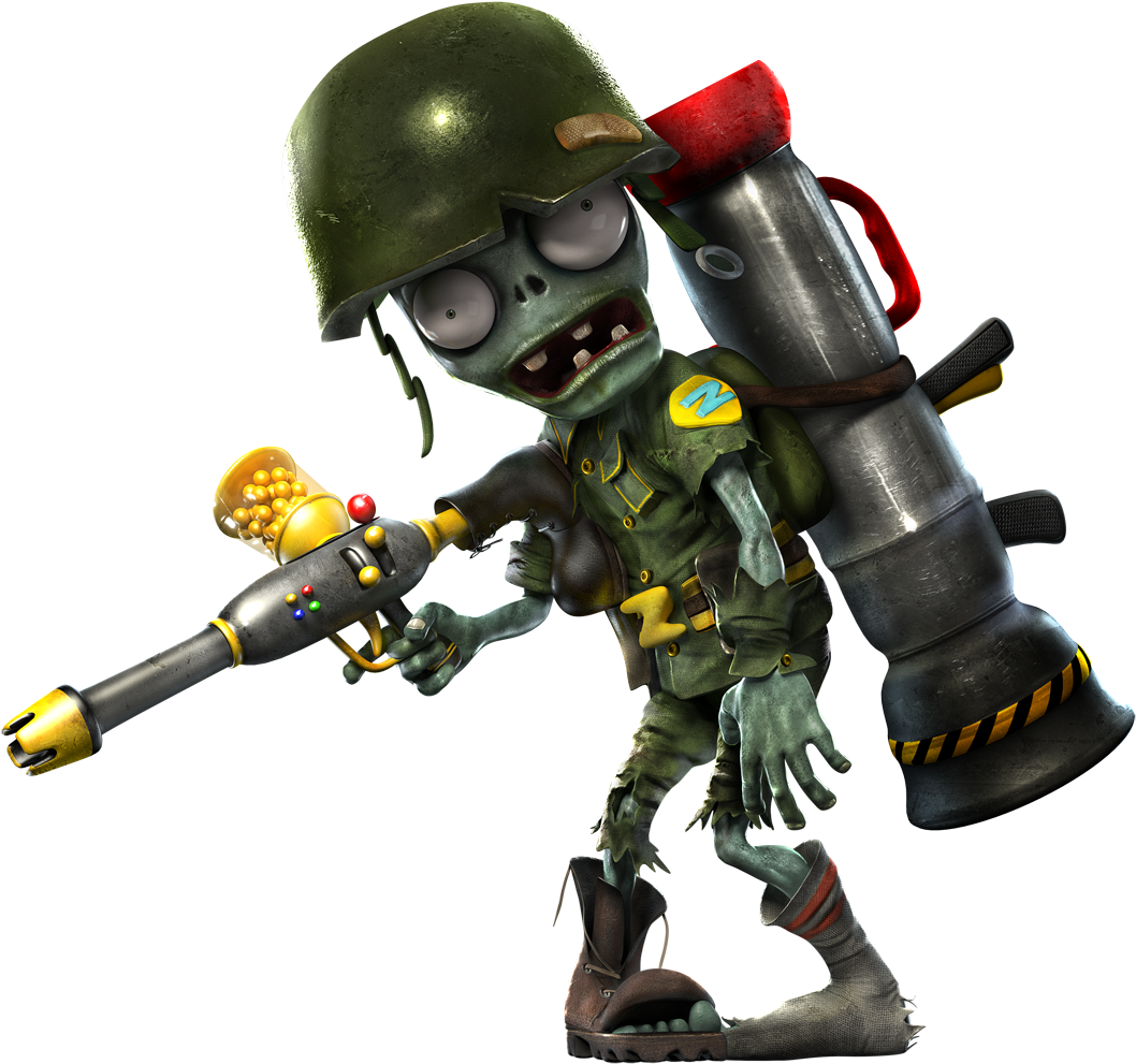 Plants Vs Zombies Garden Warfare Png Transparent Images - Plants Vs Zombies Garden Warfare Foot Soldier Png (1200x1200)