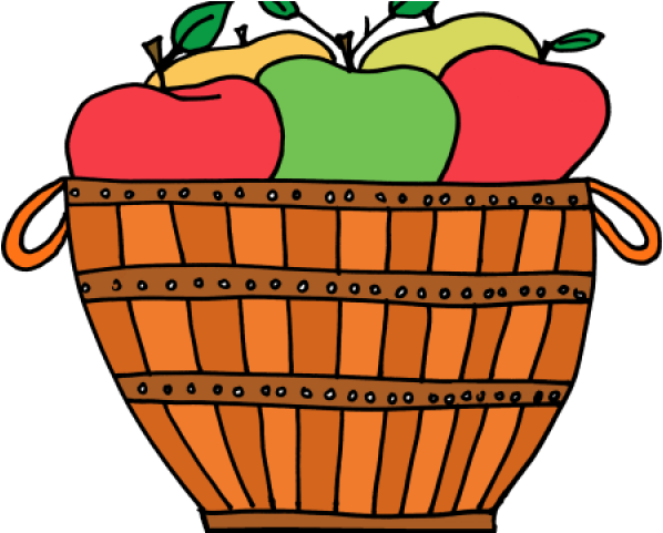 Basket Of Apples Clip Art (640x480) .