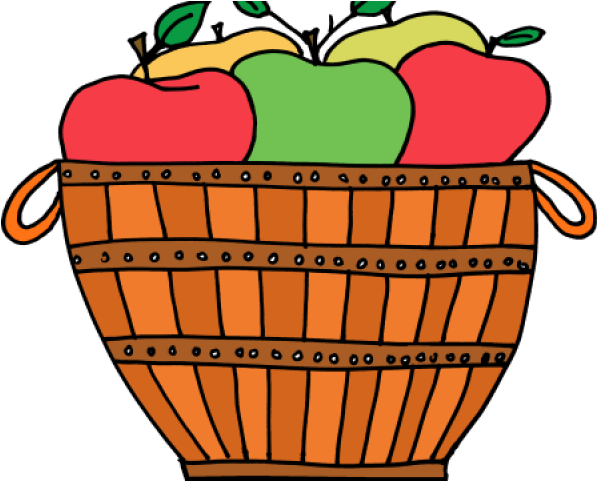 Basket Of Apples Clip Art (640x480)