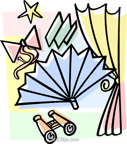Blinds, Curtain, Binoculars Royalty Free Vector Clip - Blinds, Curtain, Binoculars Royalty Free Vector Clip (425x480)