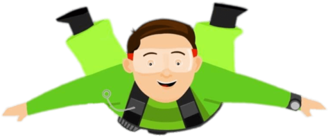 Parachute Jumper Clipart - Portable Network Graphics (800x450)