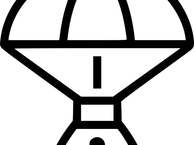 Parachute Clipart Rocket - Vector Graphics (640x480)